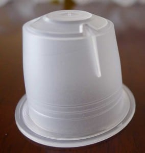 Empty Transparent Plastic Coffee Capsule
