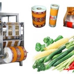 Mesh bag packing machine for vegetable and fruit
