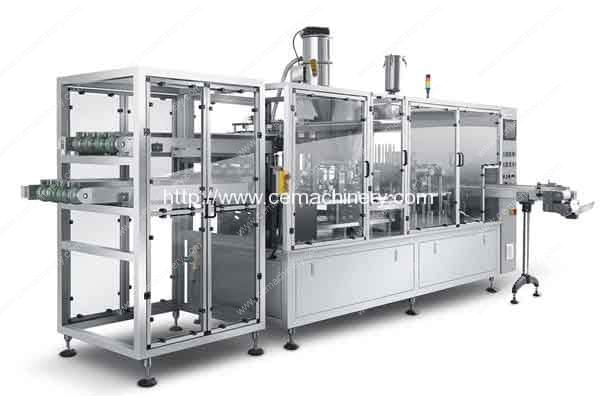 High Speed HRML-2 Nespresso Capsules Filling Sealing Machine for Spain Customer