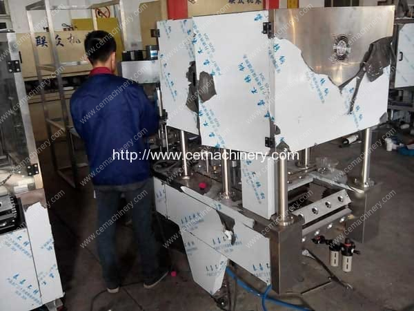 RML-4 Nesprsso Capsules Filling Sealing Machine Manufacturing for Uzbekistan Customer