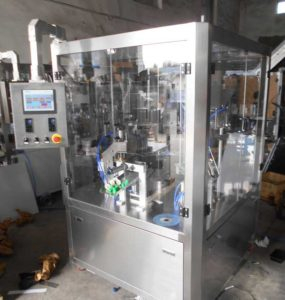 Biodegradable Nespresso Filling Sealing Machine for Canada Customer