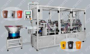 Freeze Dried Instant Coffee Capsules Filling Sealing Cap Packing Machine Freeze Dried Instant Coffee Capsules Filling Sealing Cap Packing Machine