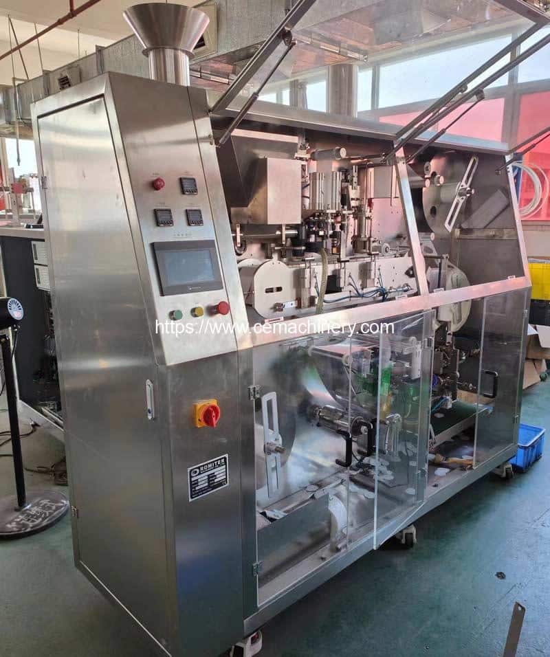 Filter Machine Fill Filter Paper Round Coffee Pod Filling Sealing Packing Machine for Iran ...