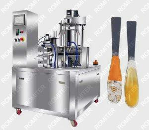 Automatic Spoon Honey Filling Sealing Machine Automatic Spoon Honey Filling Sealing Machine